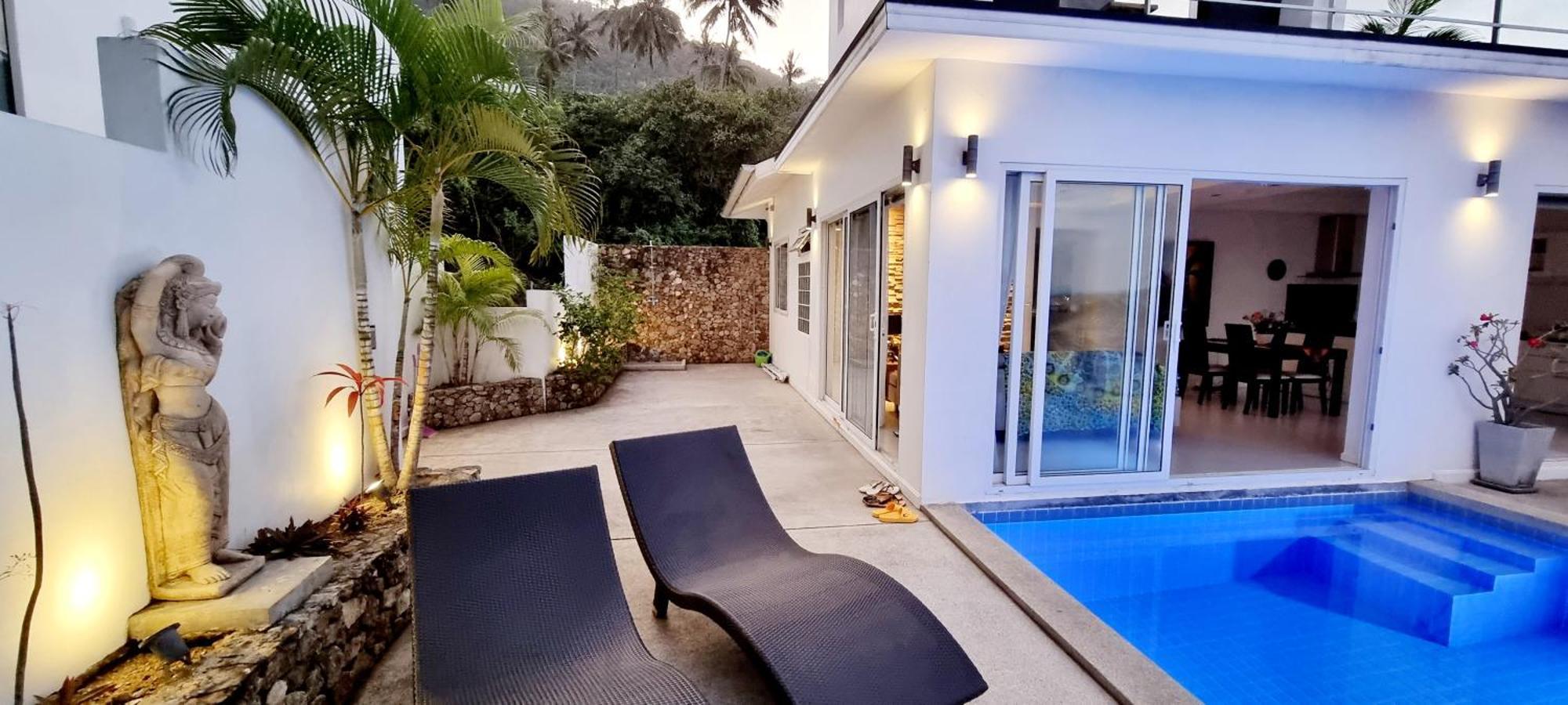 Villa Paradise, Pool And Sea View Csaveng-part Kültér fotó